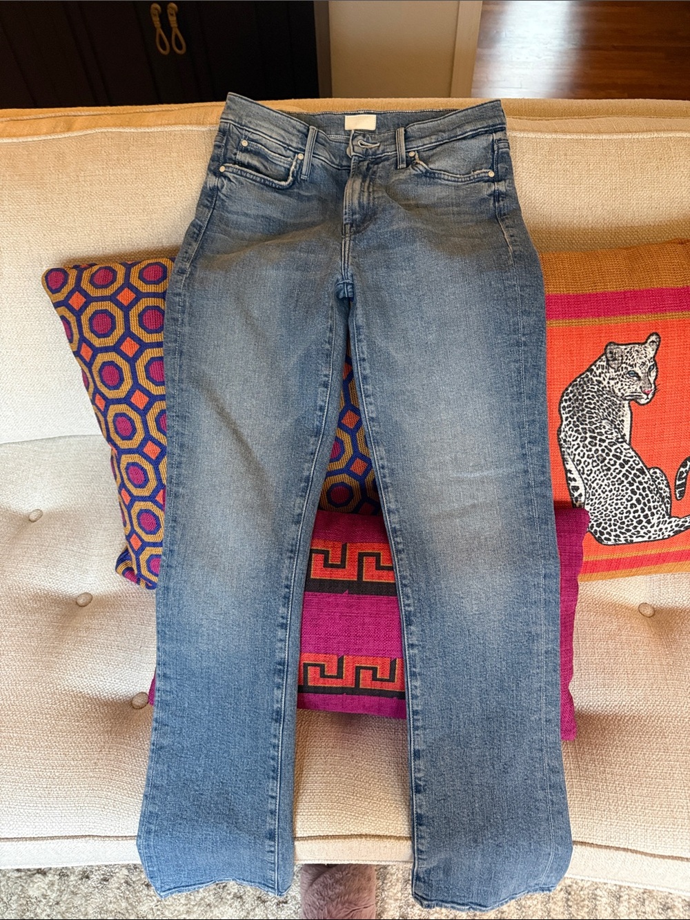 MOTHER Light Blue High-Rise Jeans - Picture 4 of 4